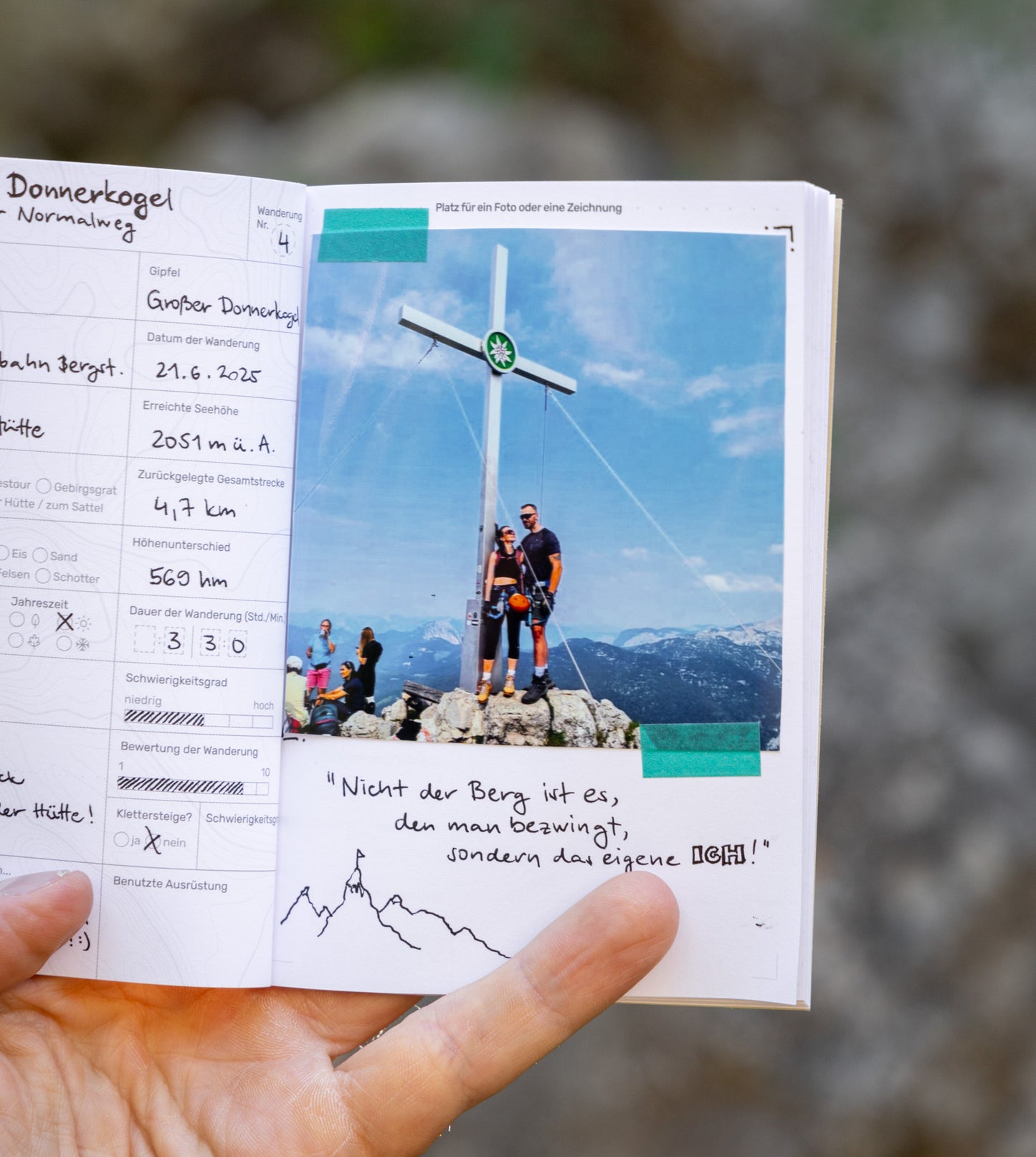 Wandertagebuch
