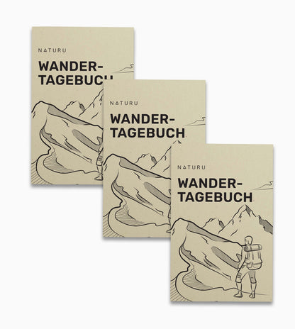 3x Wander-Tagebuch
