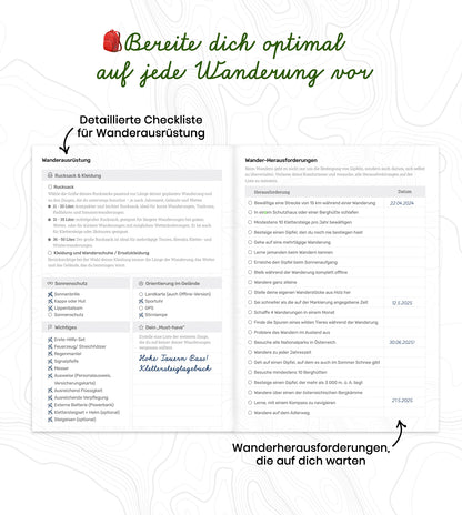 Wandertagebuch